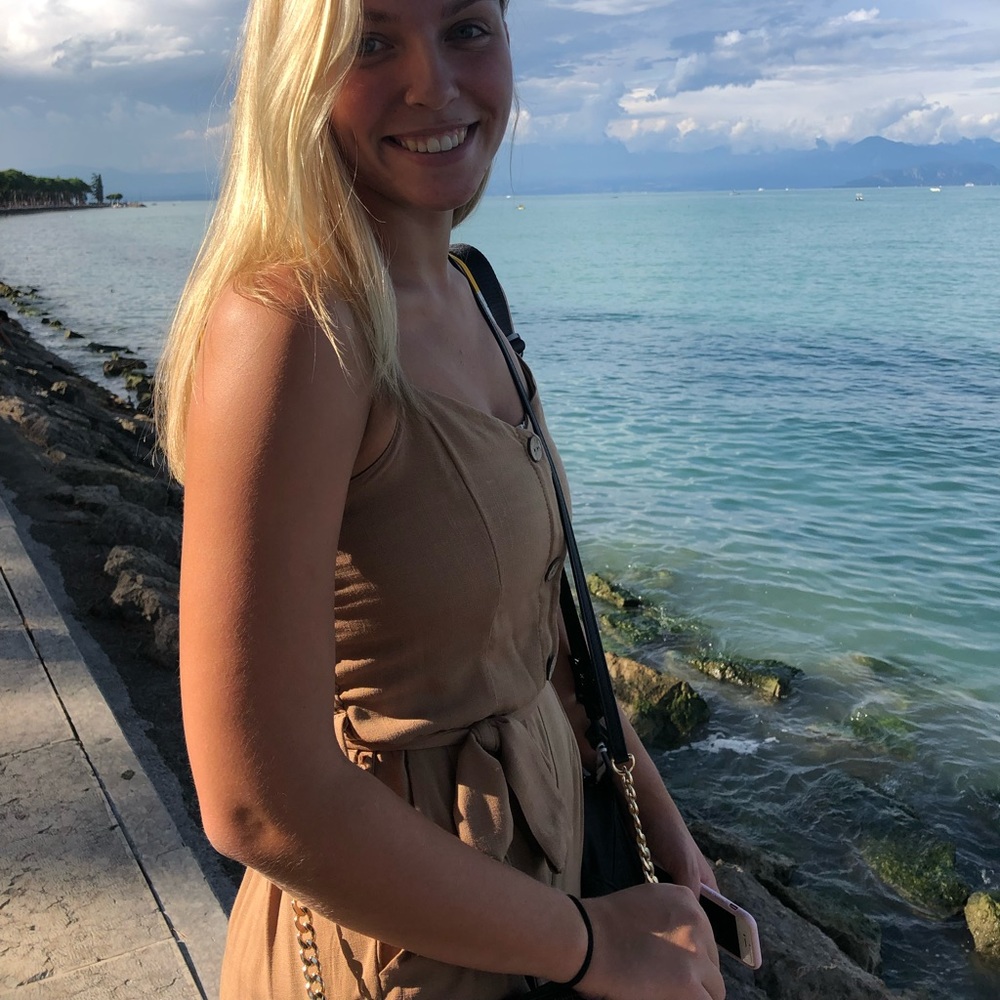 tan jumper. purchased in italy